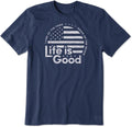 Mens Crusher Tee Lig Flag Circle