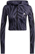 Women's Run Icon 3-bar All Over Print Running Long Sleeve