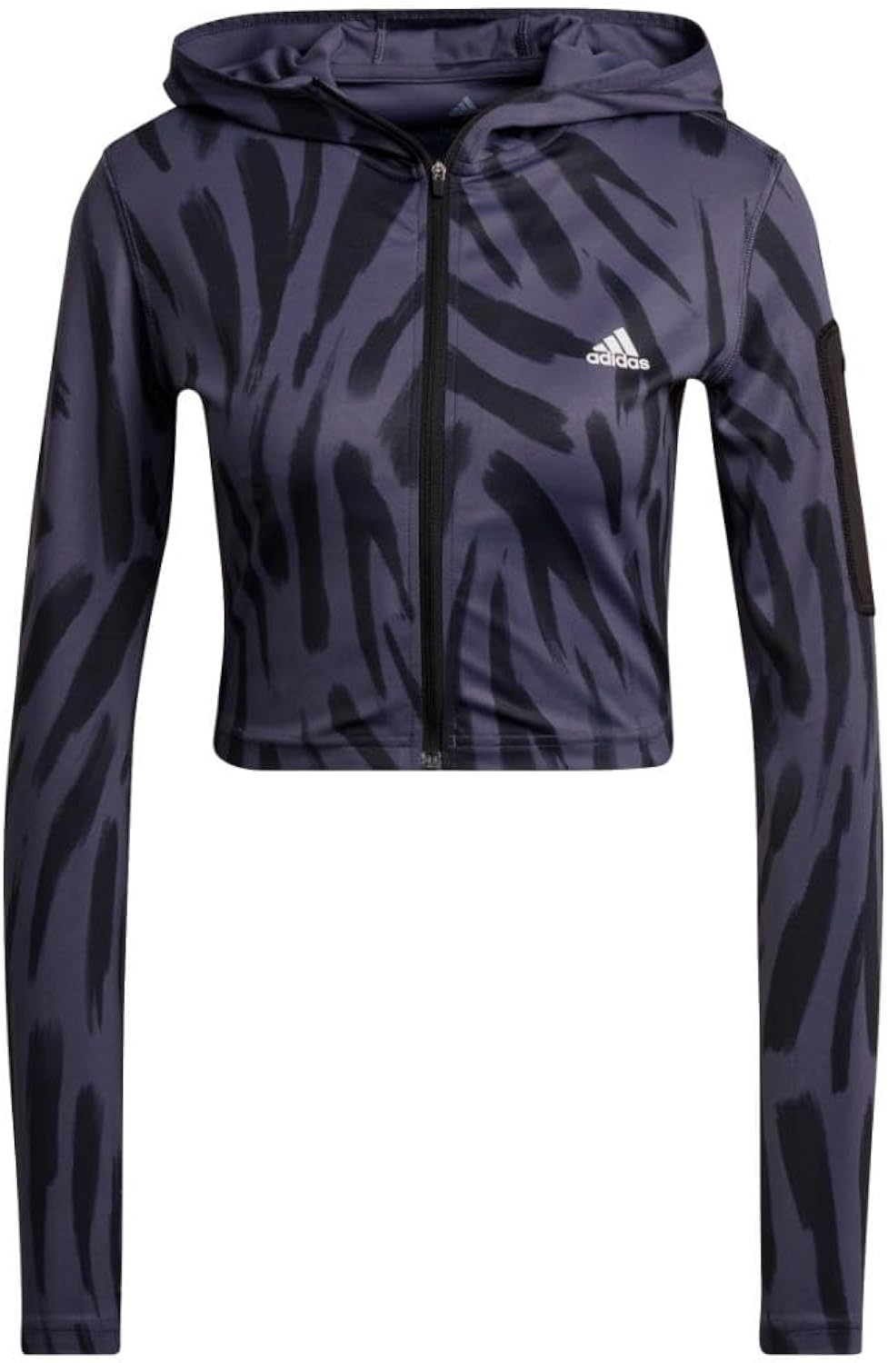 Women's Run Icon 3-bar All Over Print Running Long Sleeve