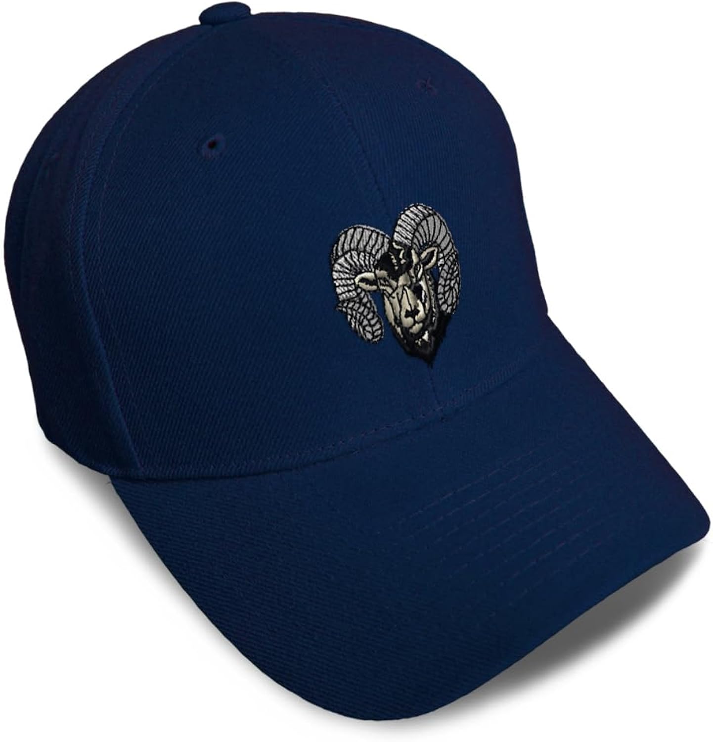 Baseball Caps for Men & Women Embroidered Ram Face Embroidery Ladies & Men Baseball Hats Acrylic