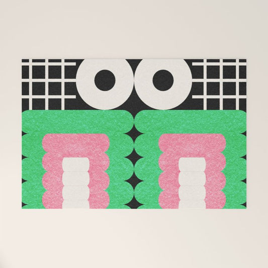 Funny Face Welcome Mat Gallery Image 1