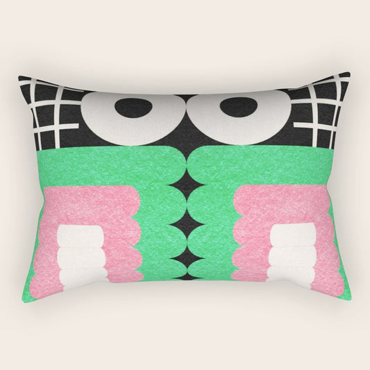 Funny Face Rectangular Pillow Gallery Image 2