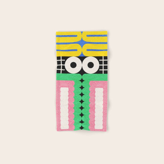 Funny Face Bath Towel Gallery Image 1
