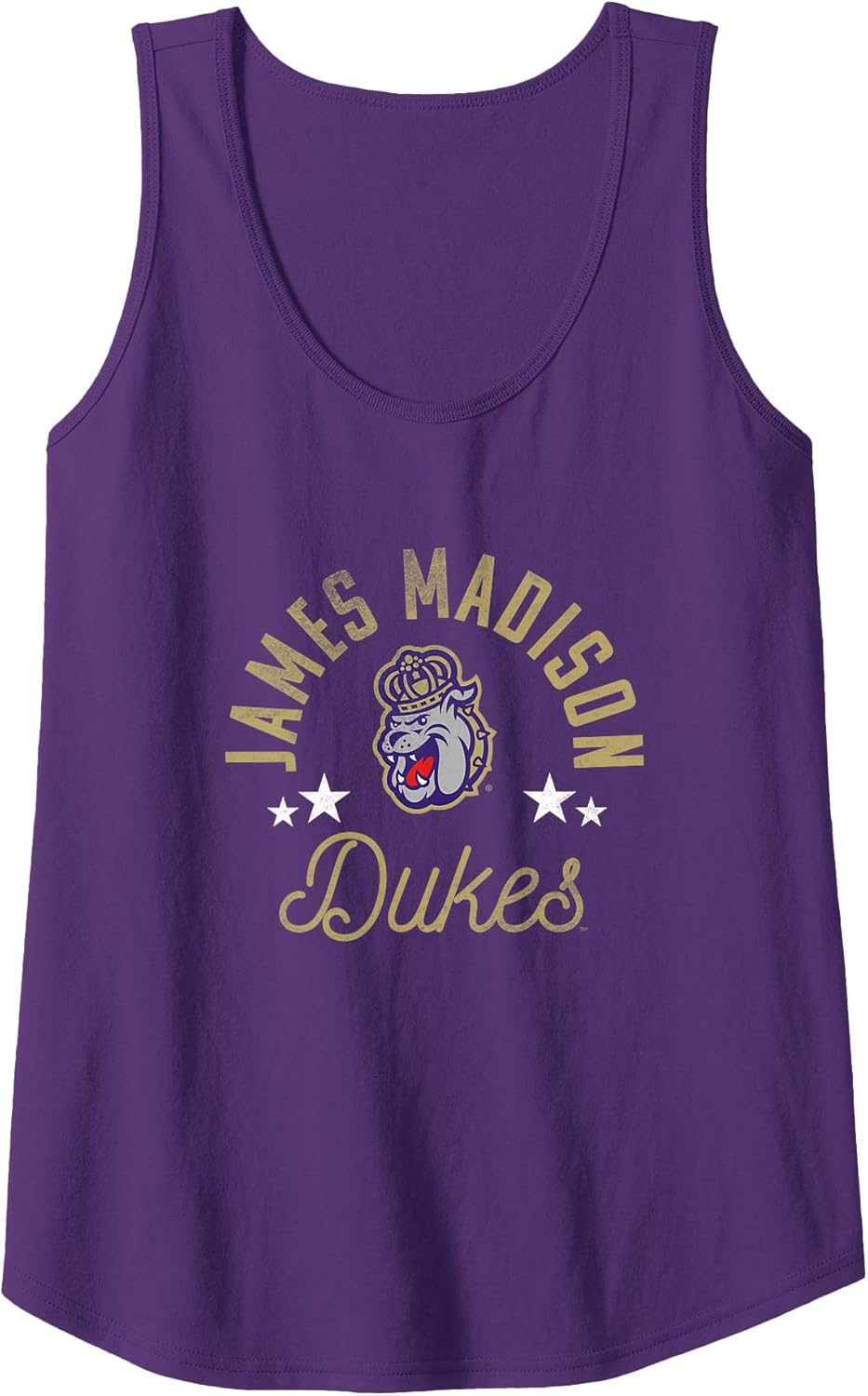 James Madison University JMU Dukes Logo Tank Top