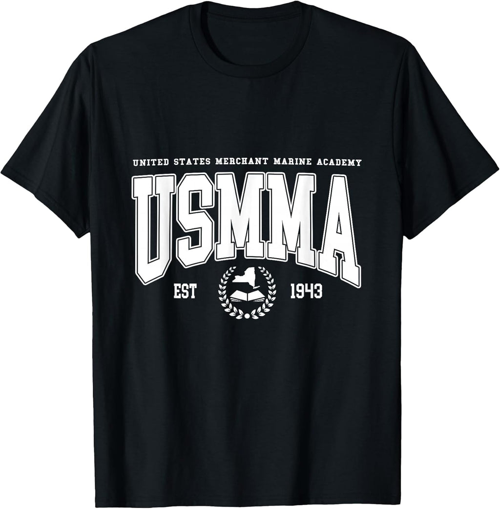 usmma Vintage University College Arch Tee