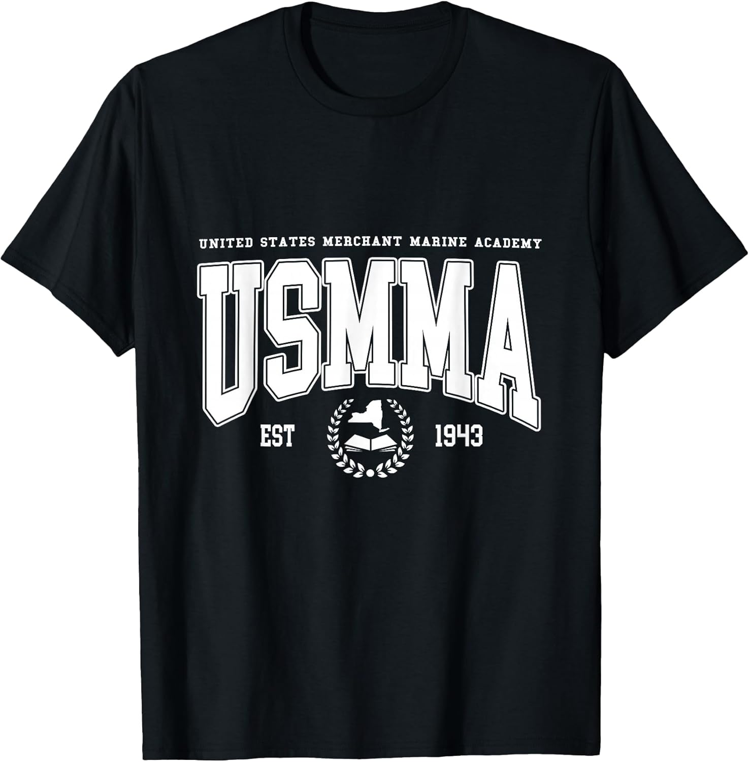 usmma Vintage University College Arch Tee