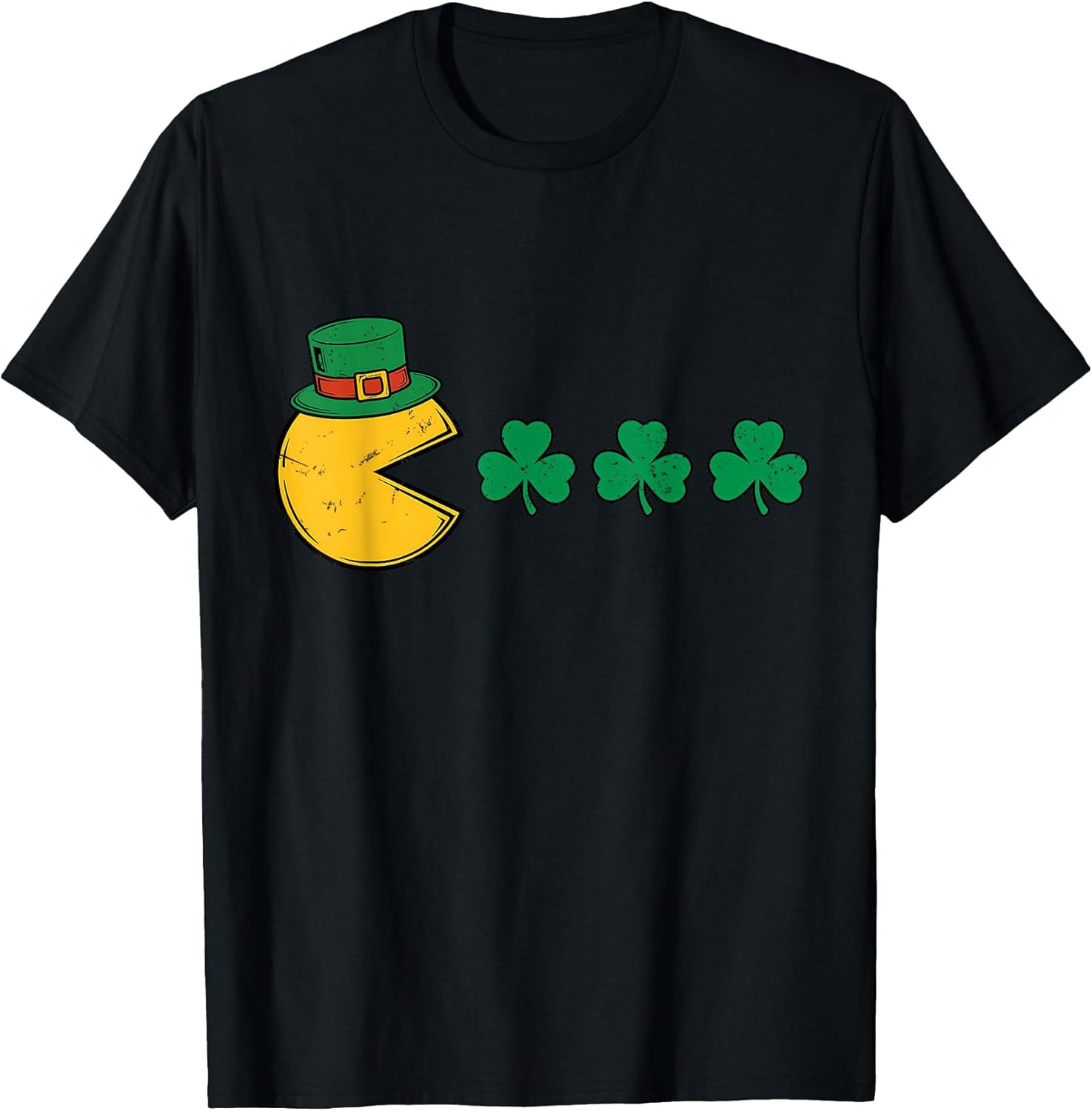 St Patricks Day Eating Shamrock .