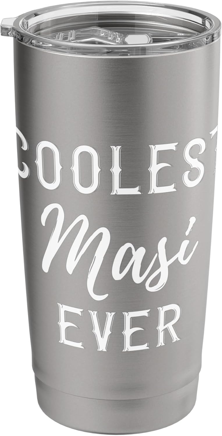 Coolest Masi Ever T Shirt Funny Best Aunt Ever Gift Tee Stainless Steel Insulated Tumbler