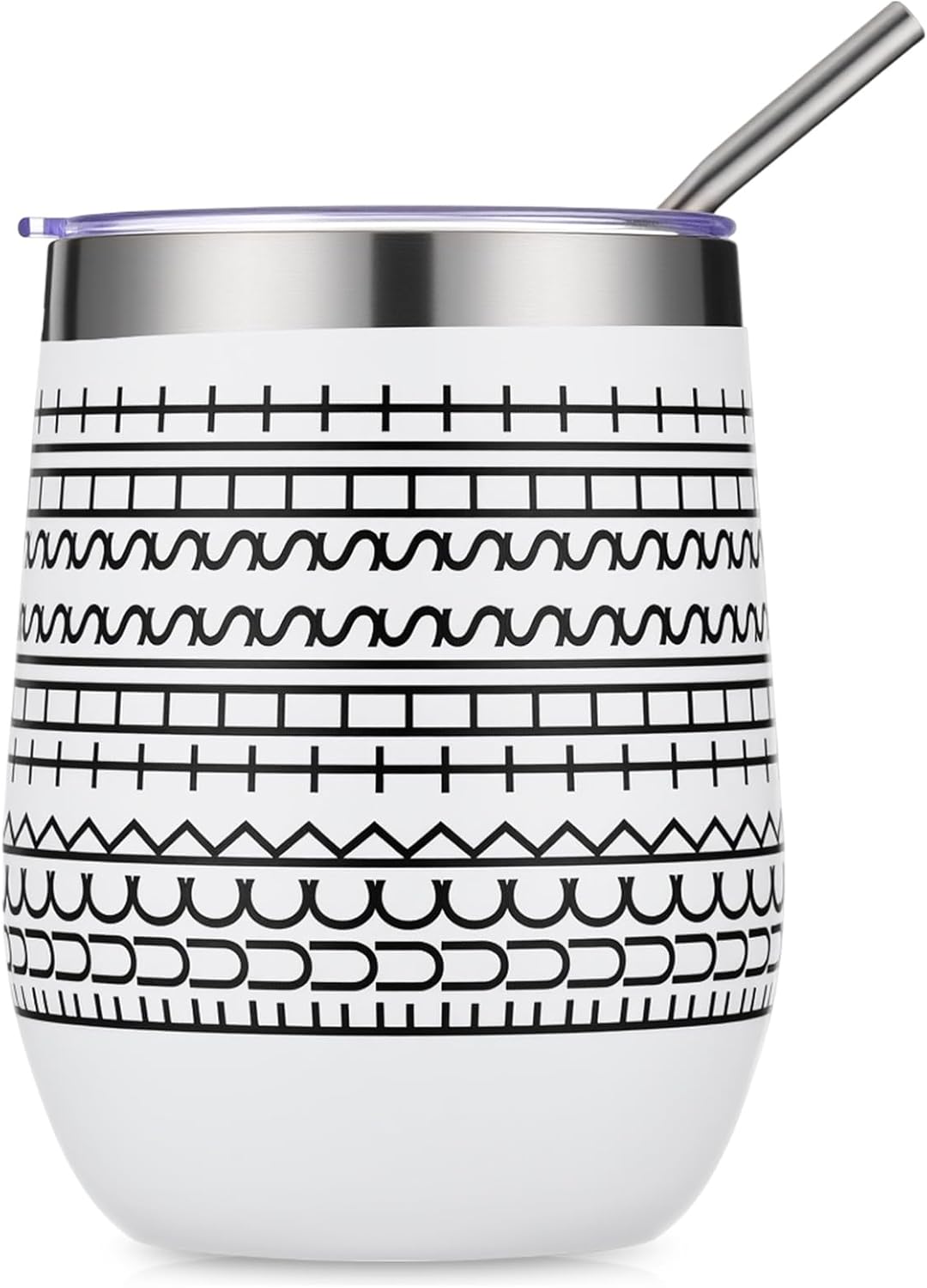 Geiserailie 12 oz Funny Message Coffee Mug Birthday White Elephant Gifts Stainless Steel Mug Insulated Tumblers Wine Cup Gag Gift for Employee Appreciation Friends Coworkers Mother(Classic,White)