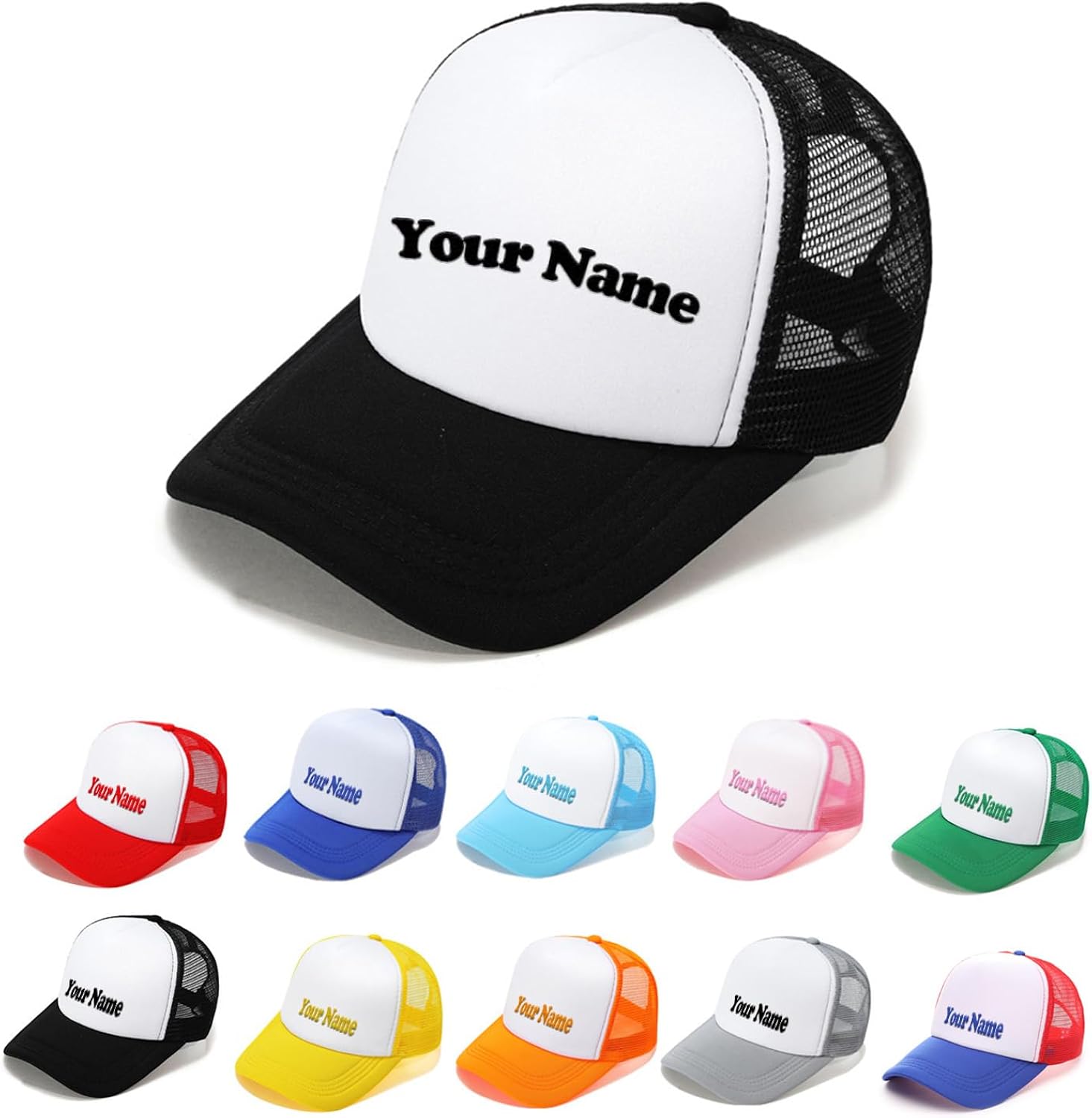 Personalized Baseball Cap Design Your Own Hats Custom Caps Logo Baseball Adjustable Hat for Boys Girls Child Adult