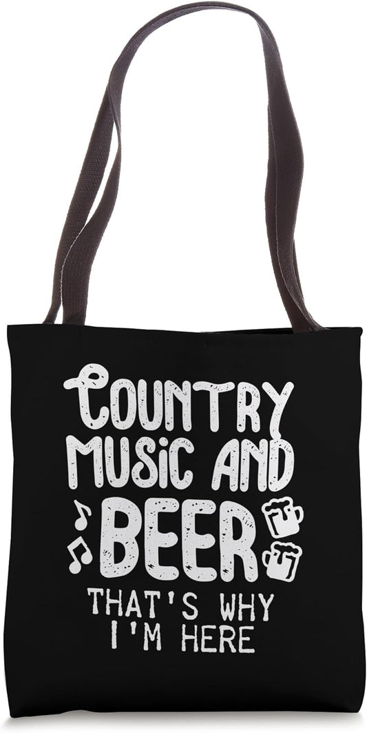Country Music and Beer Thats Why Im Here Shirt