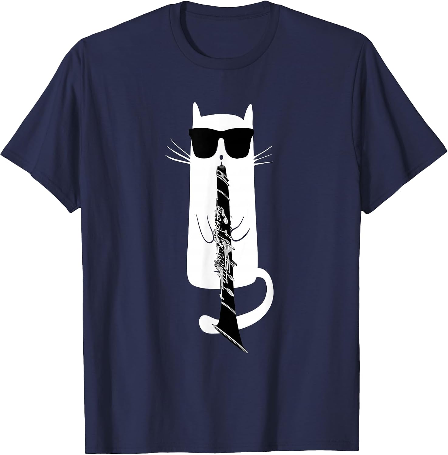 Cat And Clarinet T-Shirts