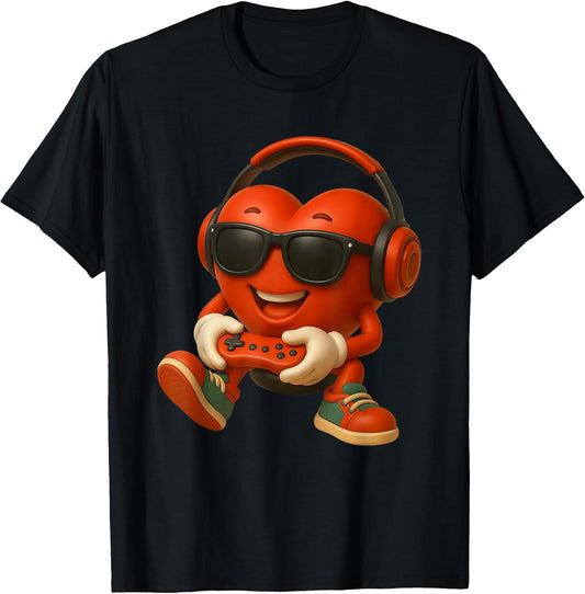 Boys Funny Cute Valentines Shirts for Gamer
