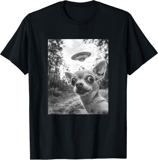 Funny Alien Chihuahua Selfie