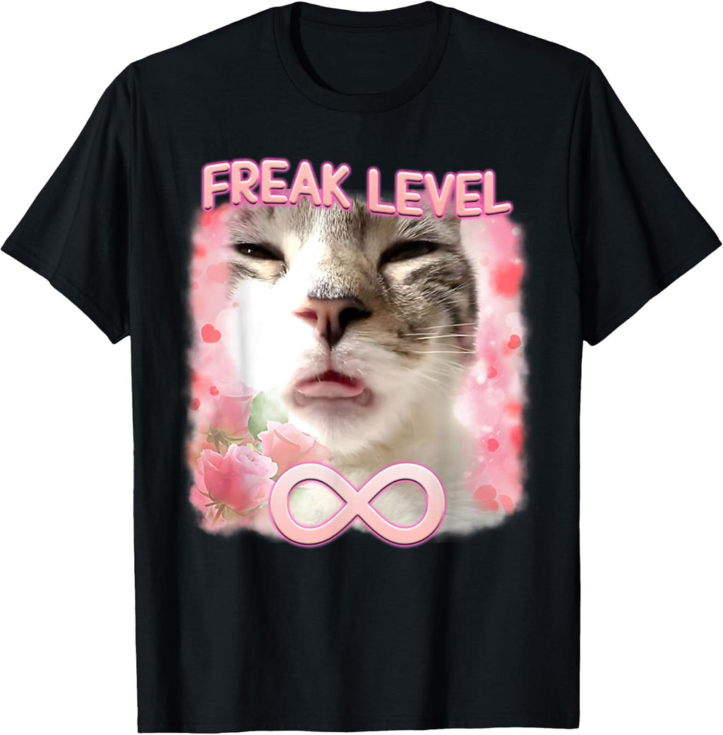 Funny Freak Level Freaky Ahh Cat Meme Gifts