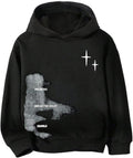 Boy's Graphic Hoodie Long Sleeve Hooded Pullover Sweatshirt Casual Streetwear Tops