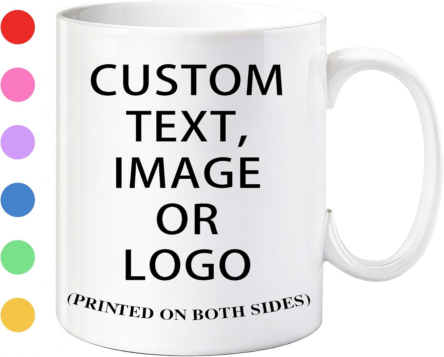 Custom Mug Personalized Photo Mug 11oz on Both Side Custom Mug with Your Picture, Logo, Text Personalized Coffee Mug Customized Gifts for Mothers Day Birthday Christmas Party Decoration Wholesale