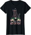 Best Cat Mom Mothers Day Cute Kitten Lover Mama Momma Mommy Women T-Shirt