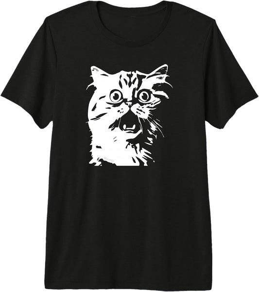 Simple Cat Face Meme Humor Fashion