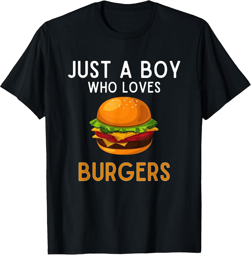 Funny Burger Lover Shirt For Men Boys