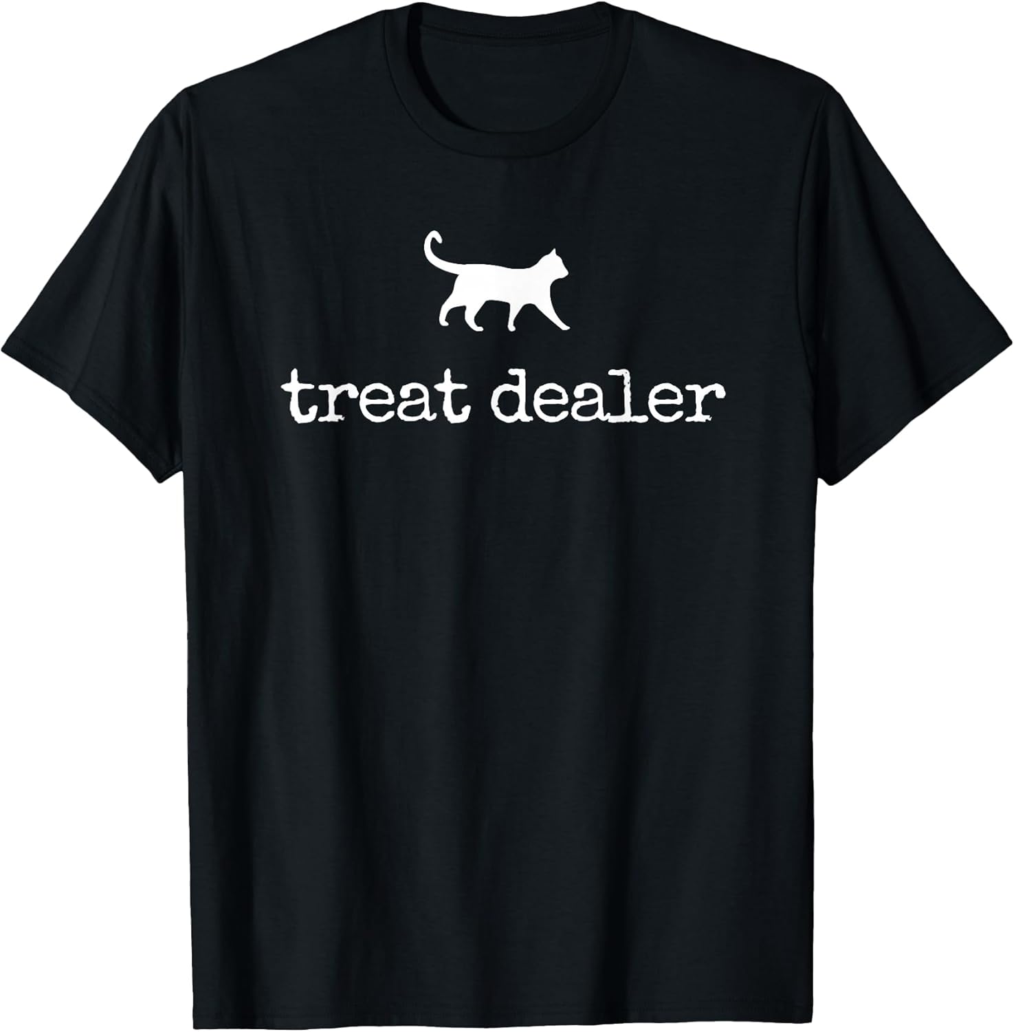 Cat Treat Dealer Cat Owner Cat Treats Vintage Cat Lover T-Shirt