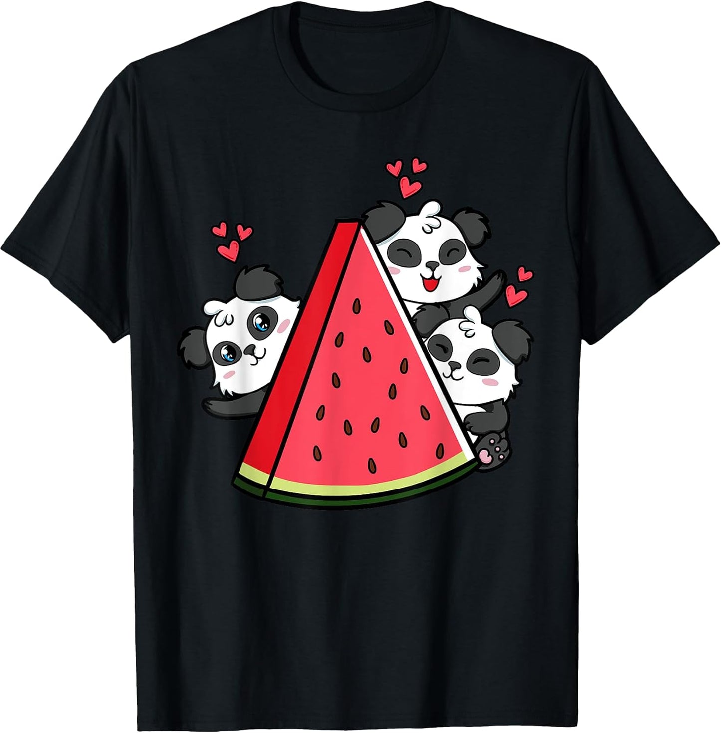 Cool Watermelon Lover Panda Apparel