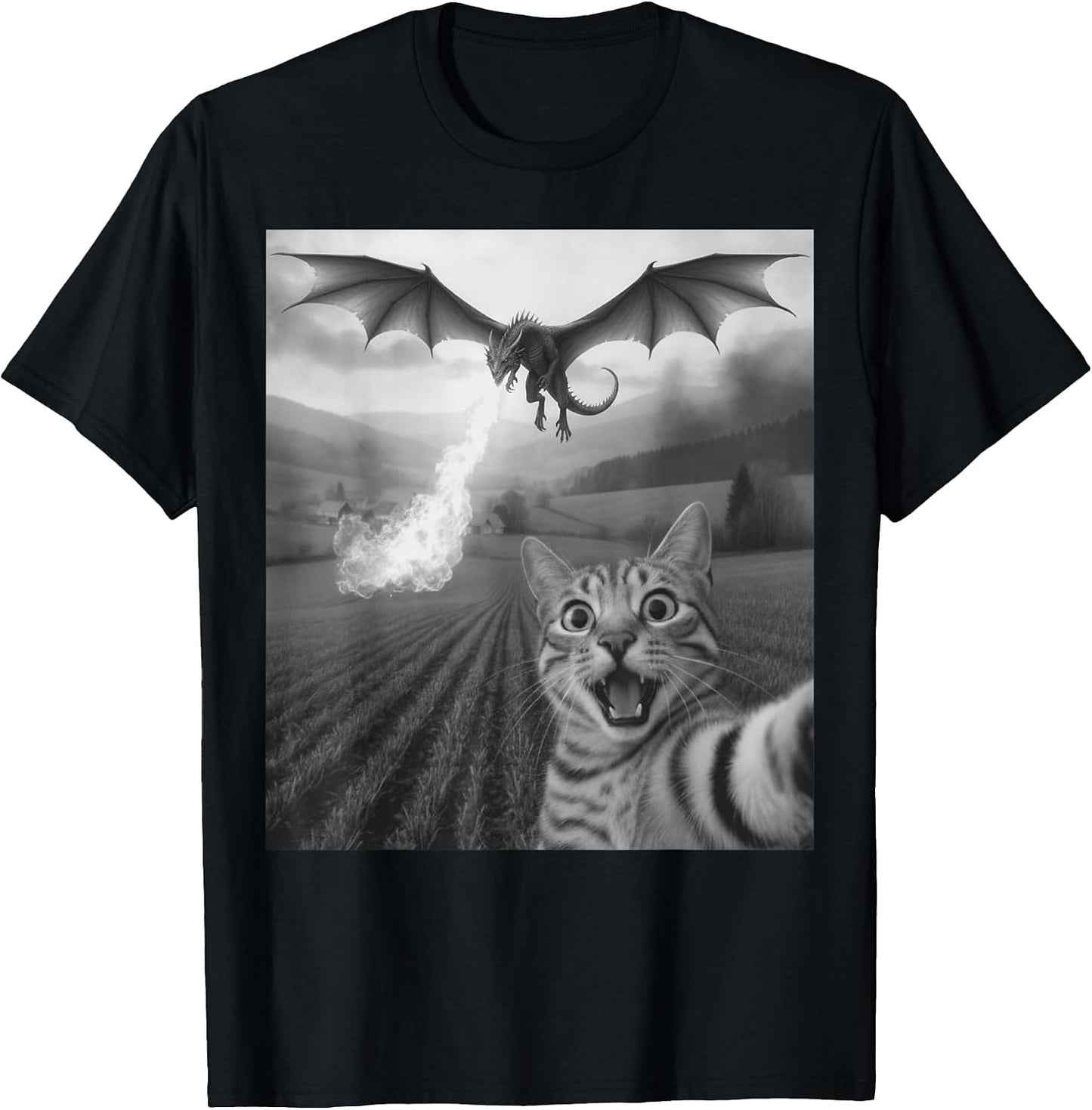 Whisker Dragon Selfie Fantasy Humor Art