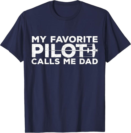 Airplane Pilot Son Dad Aviation Fathers Day Shirts