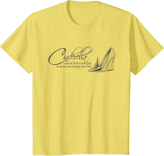 Cinderella Quote New Shoes T-shirt
