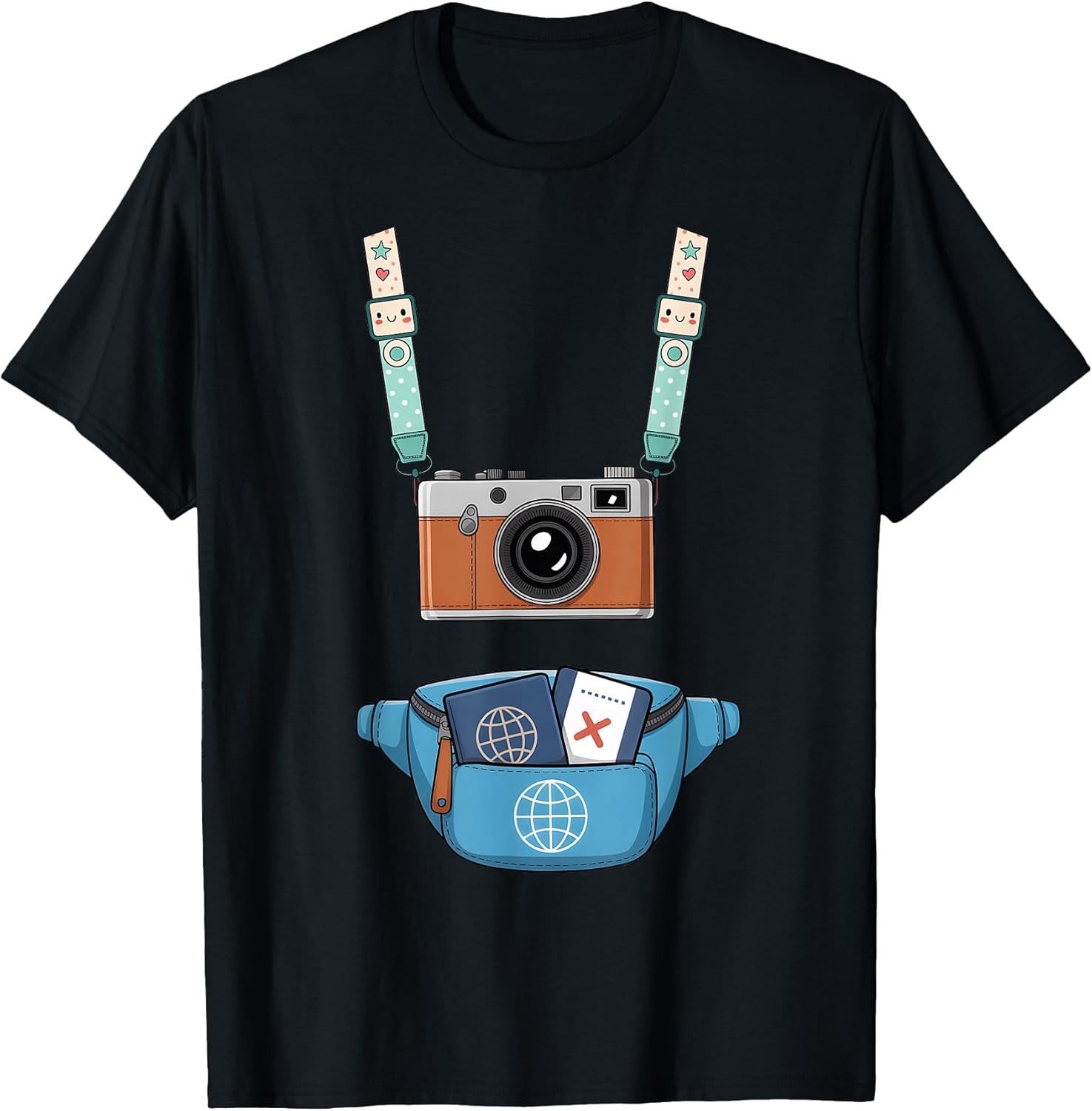 Tourist Camera Strap Fanny Pack Passport