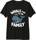 Family Whale Pun Baby Shower New Parent Humor Fan