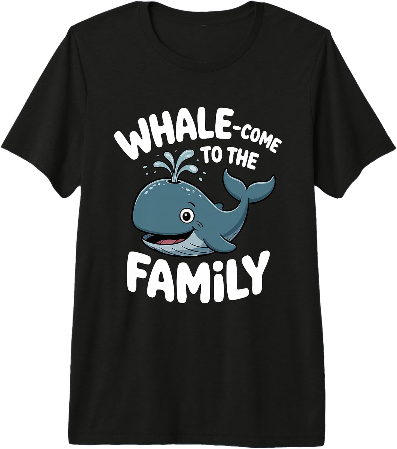 Family Whale Pun Baby Shower New Parent Humor Fan