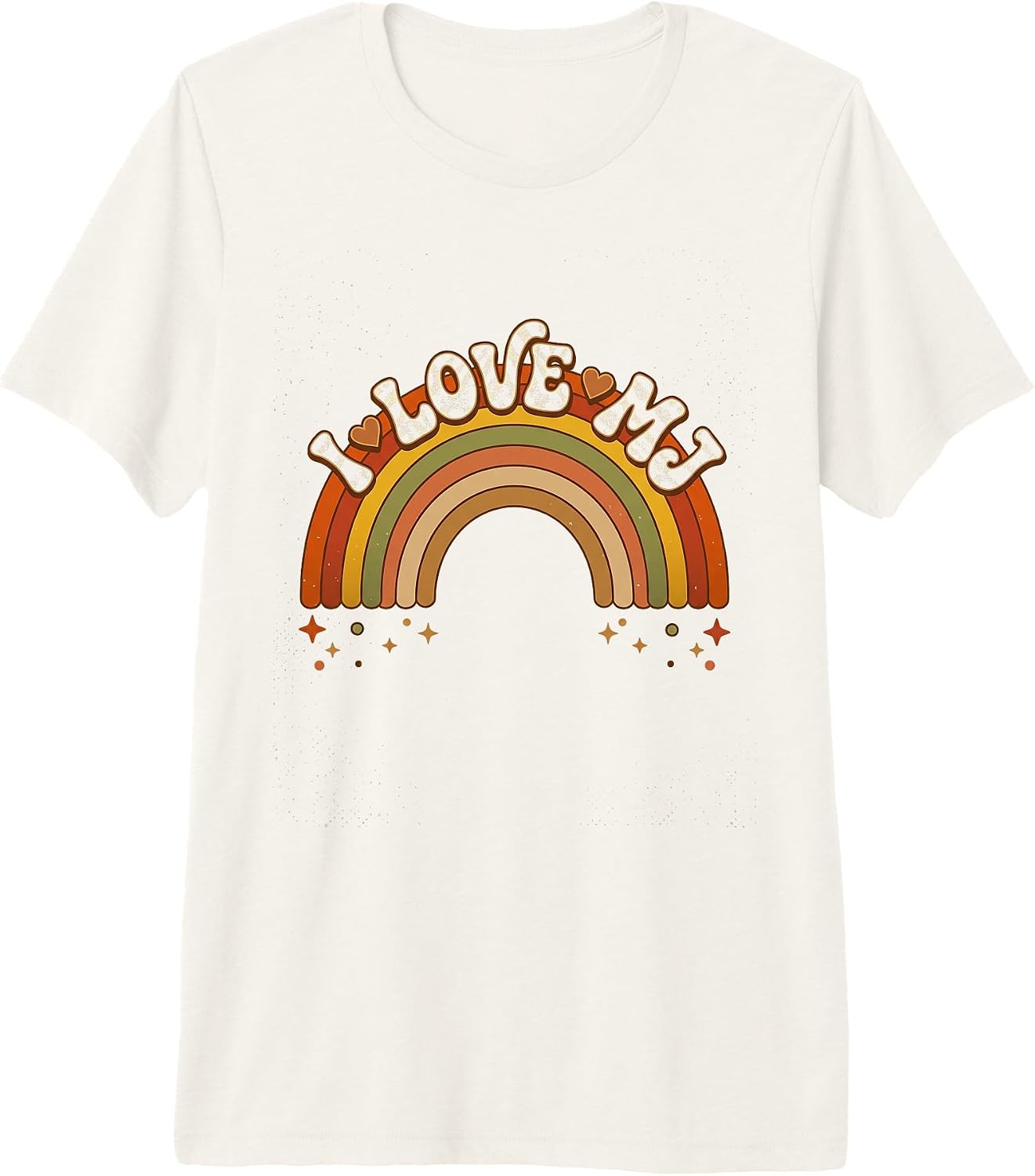 I Love Heart M J Initials Apparel For Fans