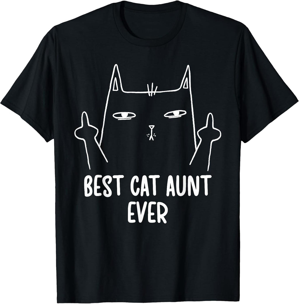 Best Cat Aunt Ever Cat Lover Aunt Cat Auntie T-Shirt