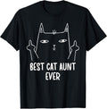 Best Cat Aunt Ever Cat Lover Aunt Cat Auntie T-Shirt