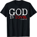 Christians God is Love Gift Vintage T-Shirt Small