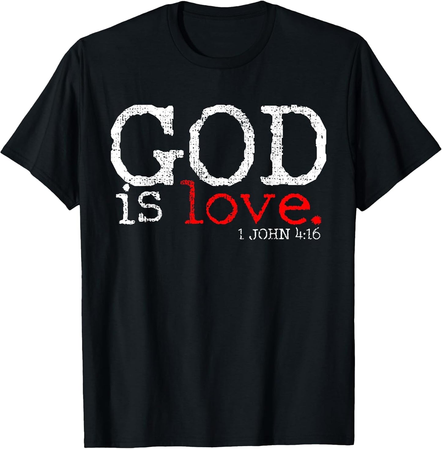 Christians God is Love Gift Vintage T-Shirt Small