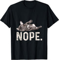 Nope Lazy French Bulldog Dog Lover Gift T-Shirt T-Shirt
