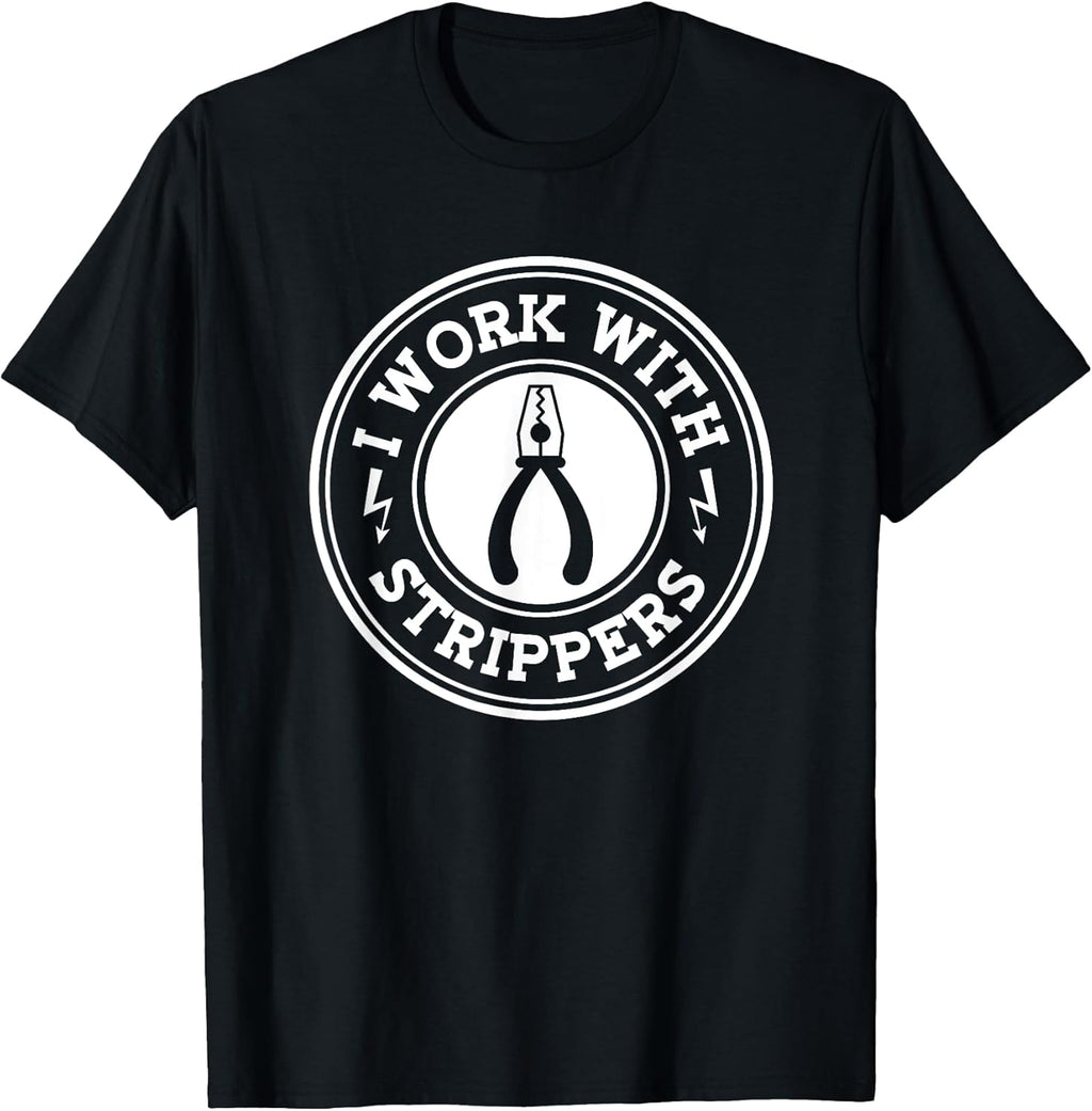 Funny Electrician Drinker Tees