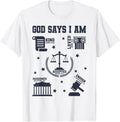 God Says I Am Lawyer Lover Christian Men Women