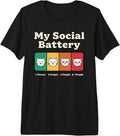 Introvert Social Battery Cat Gifts Apparel