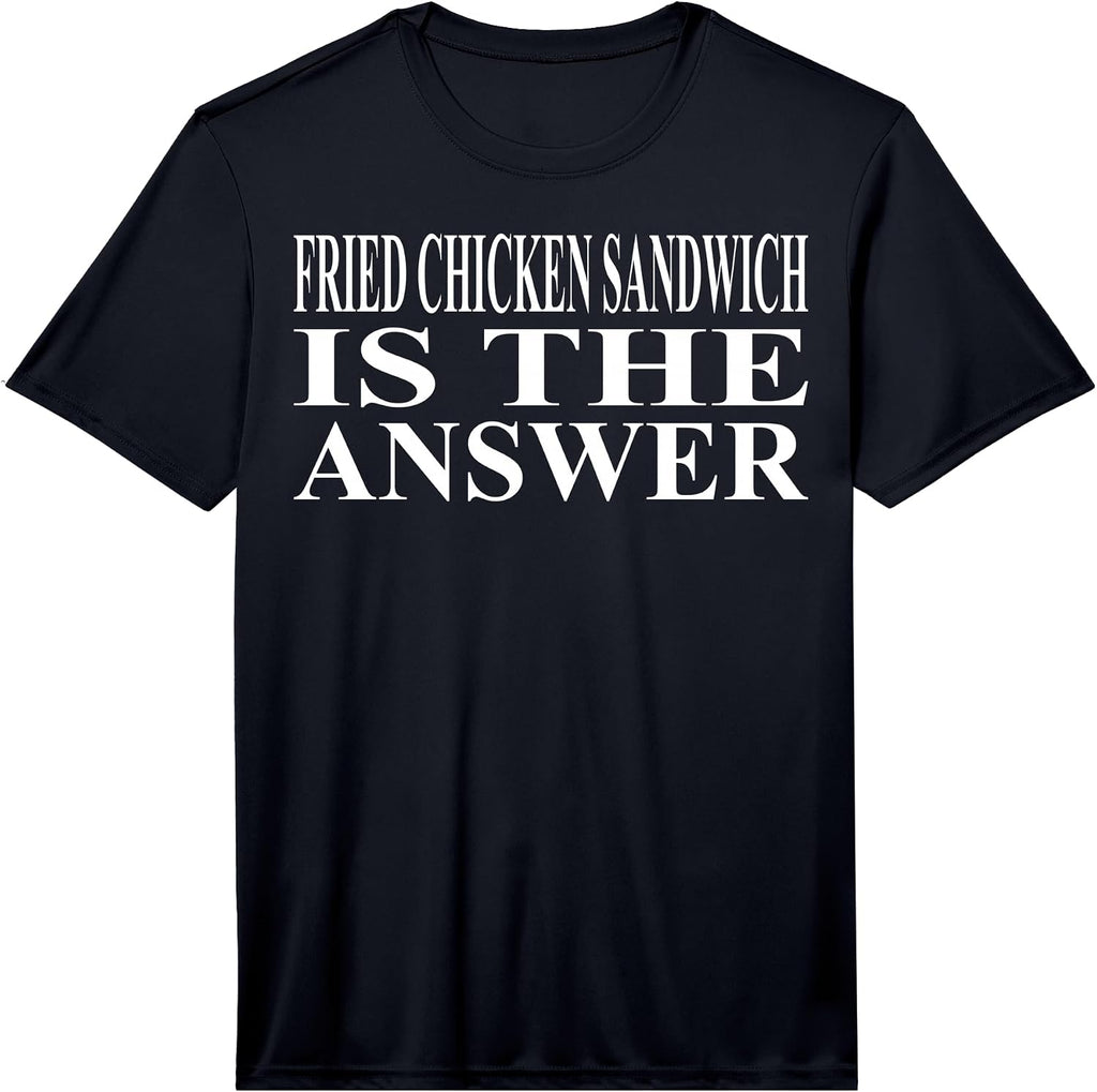 Cool Fried Chicken Sandwich Humor Quote Merch