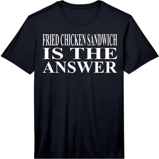 Cool Fried Chicken Sandwich Humor Quote Merch