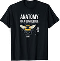 Anatomy Of A Bumblebee Funny Sarcastic Humor Quote Graphic T-Shirt