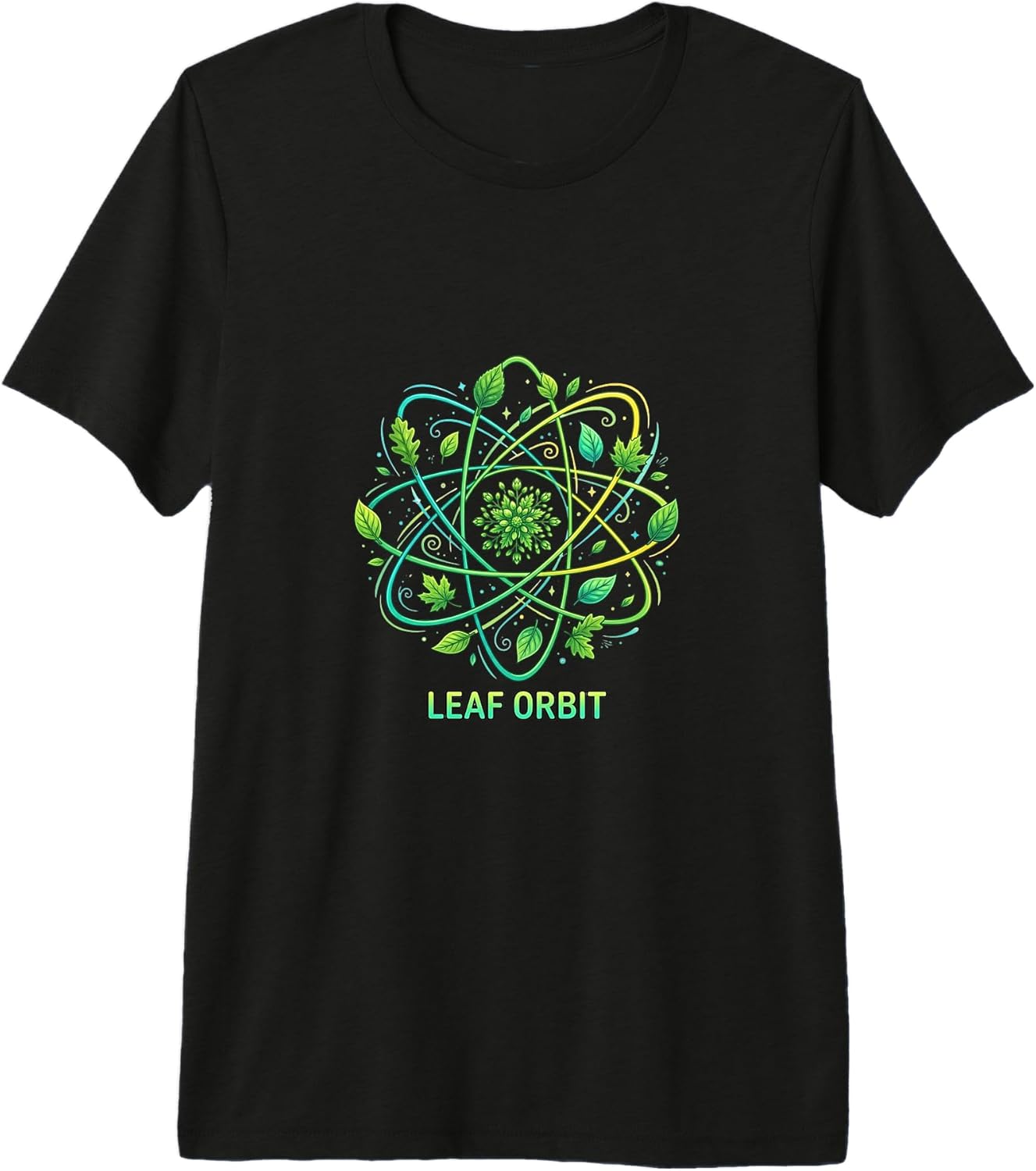 Leaf Orbit Nature Energy Concept