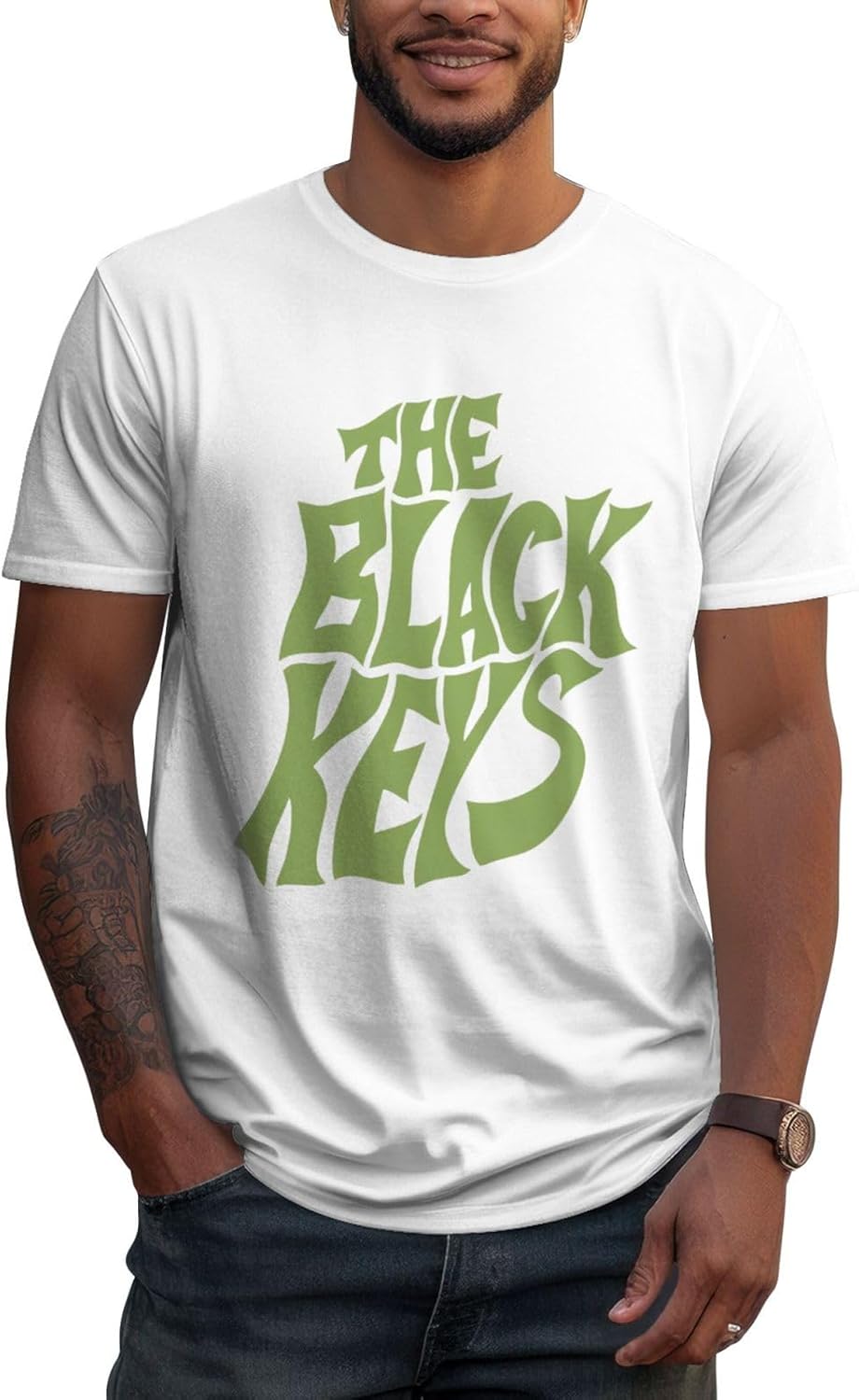 Men's T-Shirt, Full Cotton Tee for Men, Crewneck T-Shirt for Men, Vintage Gift for Men Women