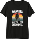 Warning May Fall for Discounts Construction Worker Premium Tri-Blend T-Shirt