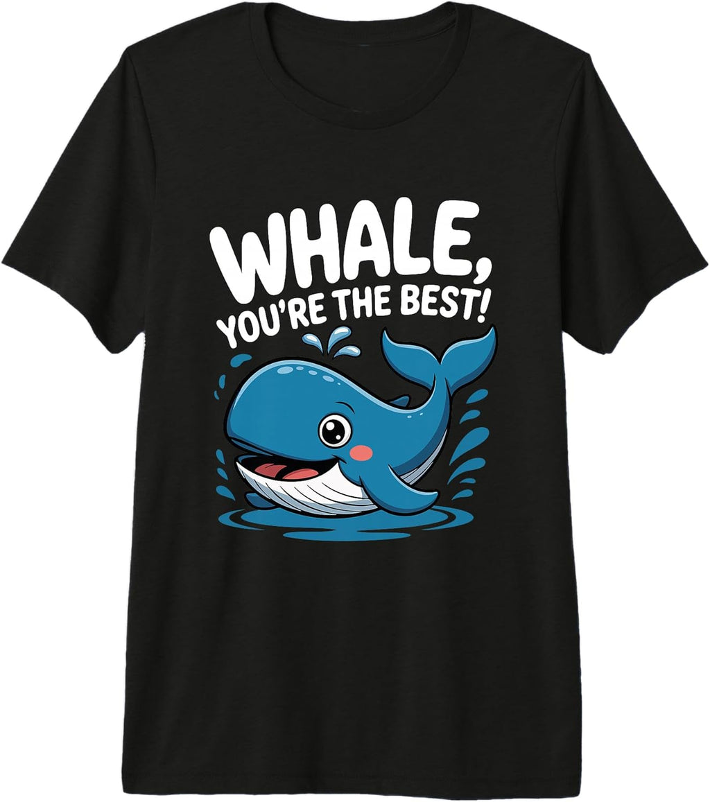 Funny Whale Pun Blue Whale Ocean Marine Humor Fan