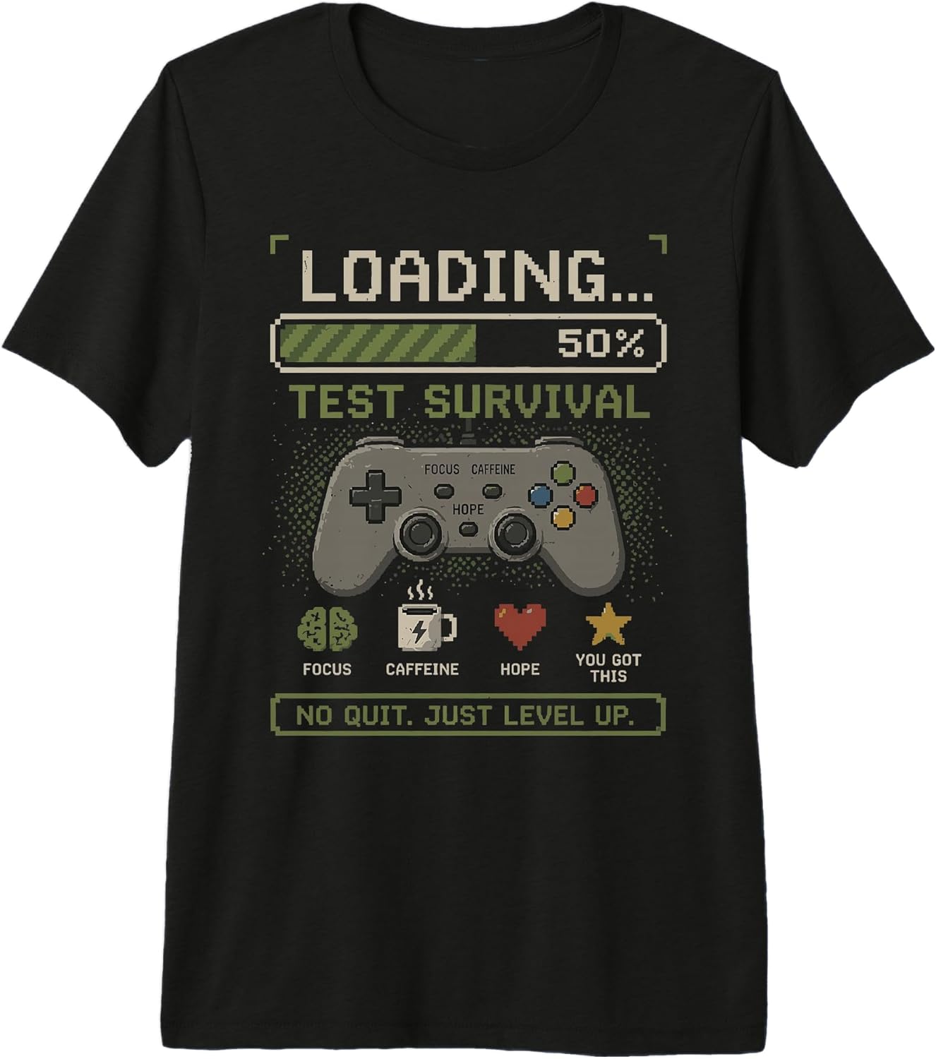 Funny Gamer Student Exam Tees