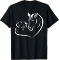 Horse and Dog Women and Men Horse Dog Lover Shirts